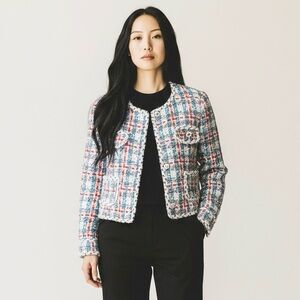 Urban Revivo Multicolor Tweed Jacket L